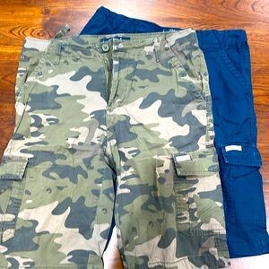Lot of two lucky brand, boys cargo shorts